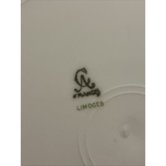 Large Antique Limoges Lady Eating Grapes Plate 10" - Picture 3 of 4